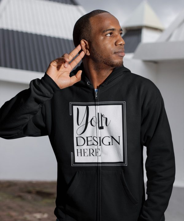 Zip Up Custom Hoodie